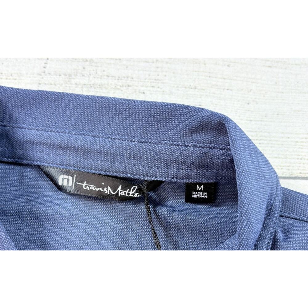 Travis Matthew Women’s Lot Of 2 Performance Lightweight Polos Blue Size M - Picture 6 of 8